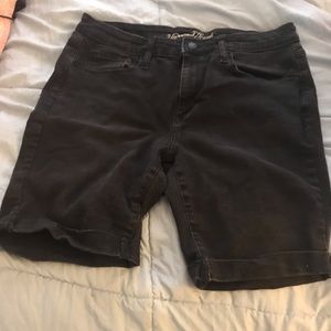 Universal Threads Black Jean Shorts